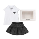 Karl Lagerfeld Girls So Cute D2 T-Shirt+Skirt Set - Blue