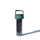 Glass is Greener + carry cover - 750 ml - Tea Brew Bottle - Matcha print