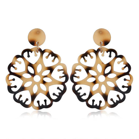 Obsession Kaleidoscopic Drop Earrings Gold