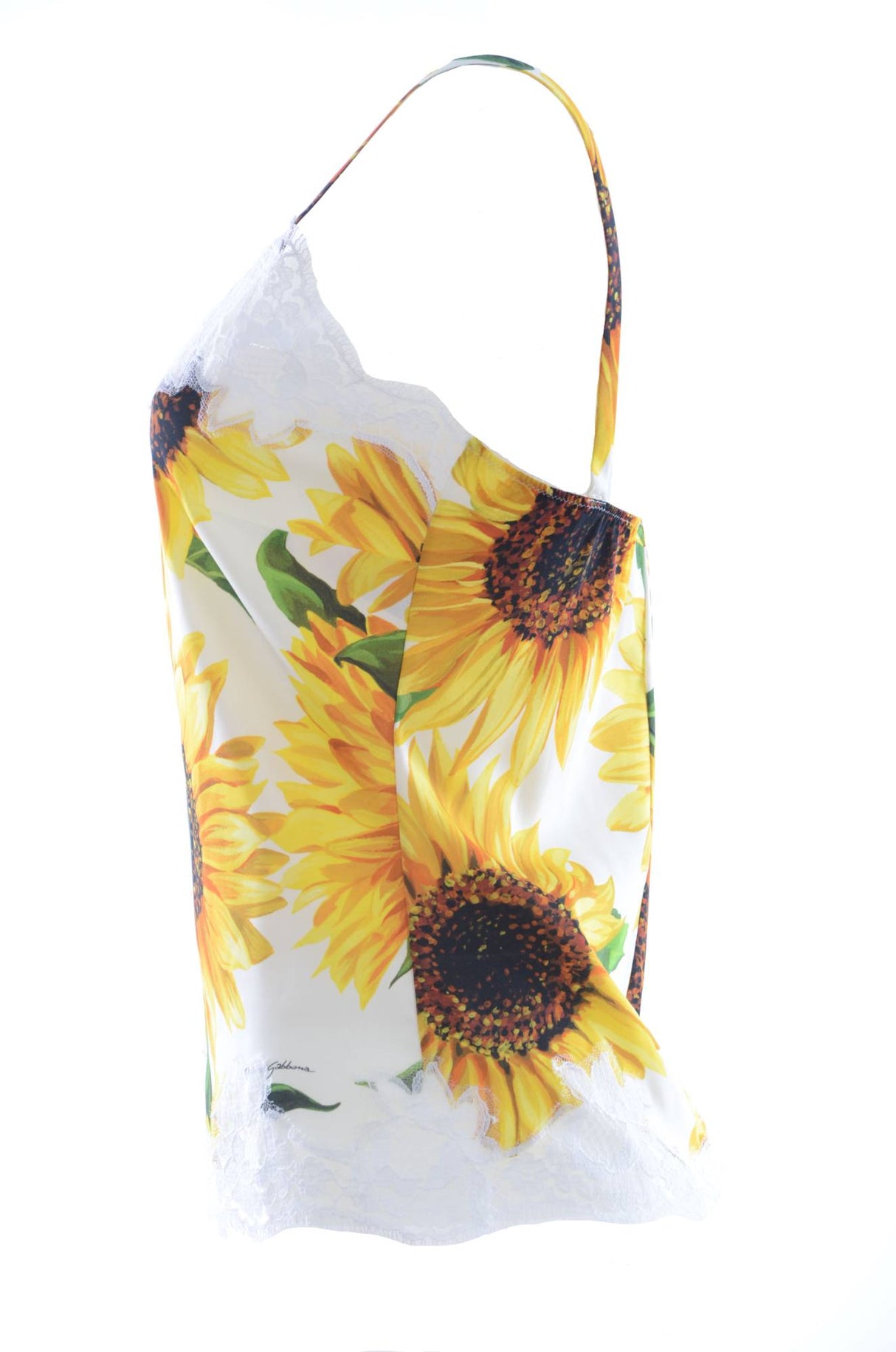 Dolce & Gabbana Women Sunflowers Laced Top