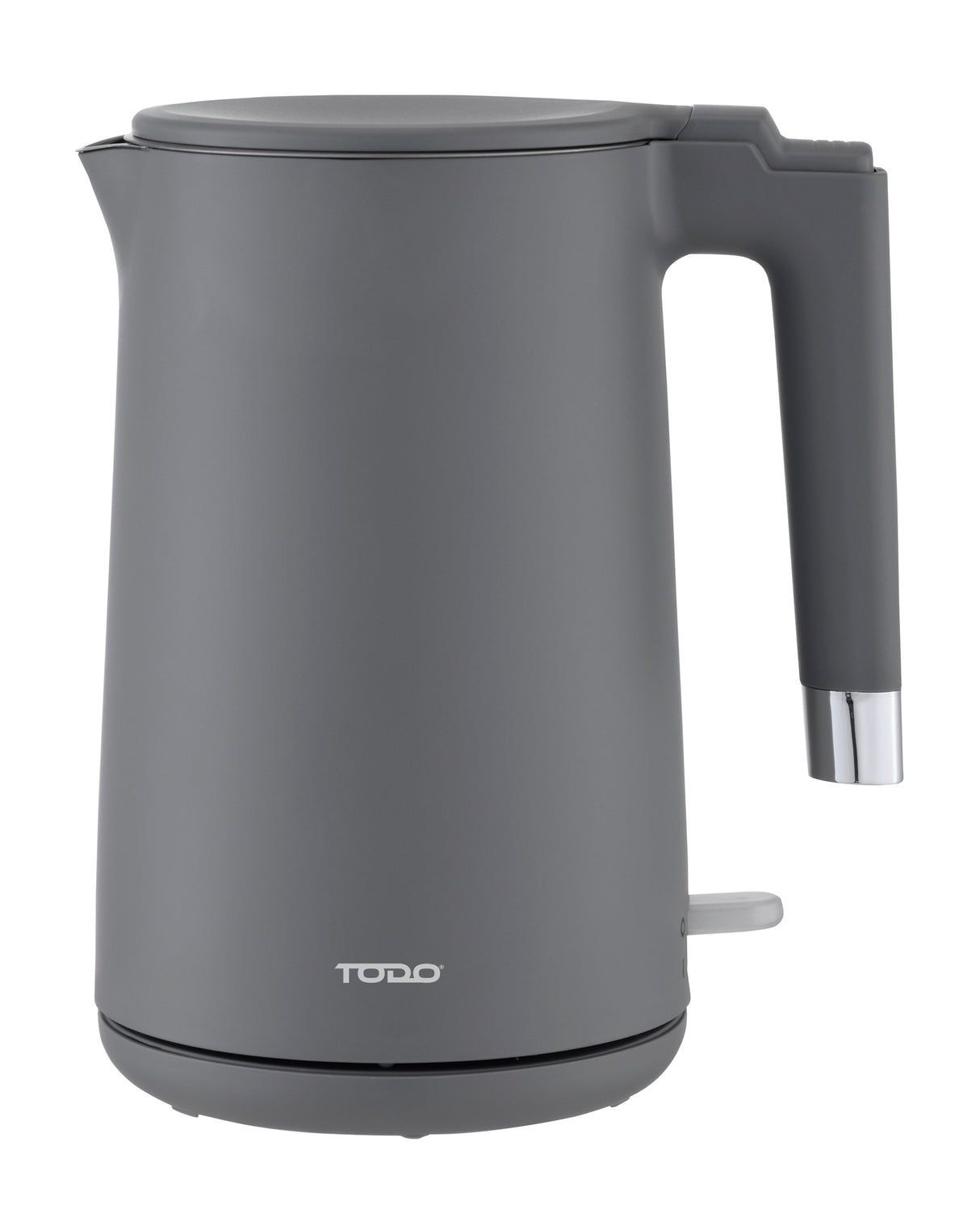 TODO 1.7L Electric Cordless Kettle Stainless Steel SUS304 Inner Jug - Grey