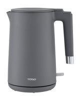 TODO 1.7L Electric Cordless Kettle Stainless Steel SUS304 Inner Jug - Grey