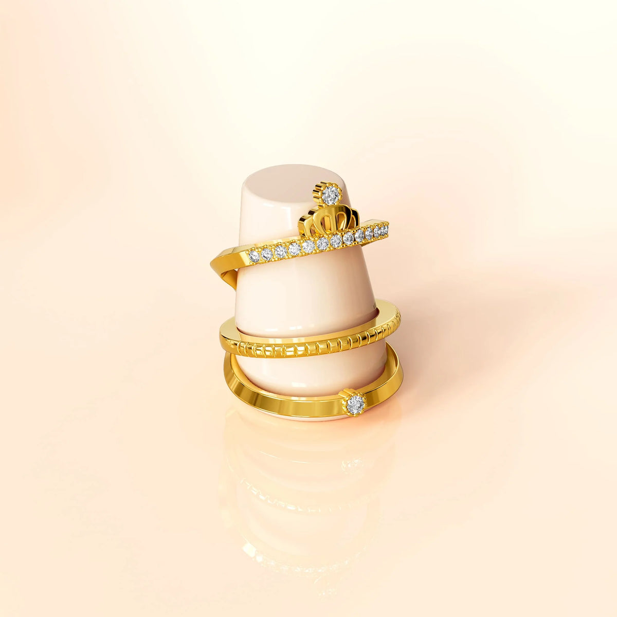Bullion Gold Famous Madonna Fashion Ring