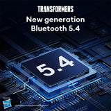 Transformers Wireless Earbud Earphones Bluetooth V5.4 ANC Noise Cancelling TF-T27 - Silver