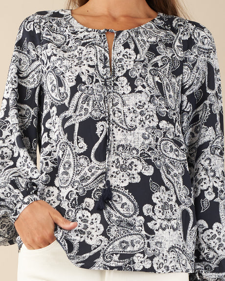 Amelius Halena Long Sleeve Blouse - Multi