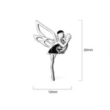 Boxed Tinkerbell Necklace and Earrings Set Embellished with SWAROVSKI® Crystals
