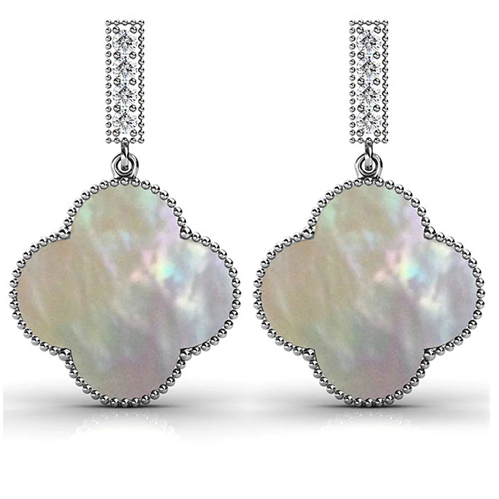 Krystal Couture Milkyway Drop Earrings Embellished with SWAROVSKI Crystals