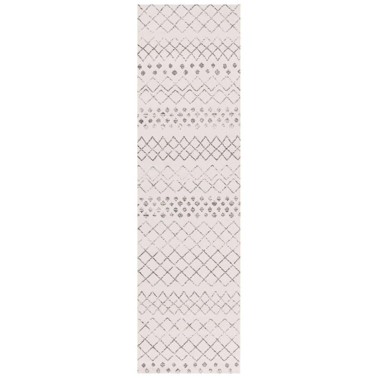 Oasis 454 White Runner Rug