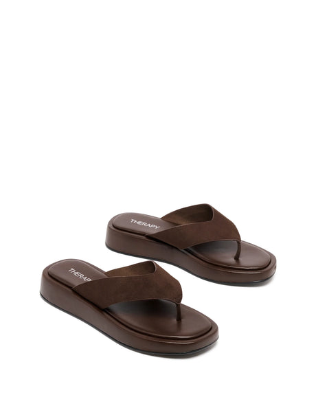 Therapy Veda Chocolate Faux Suede