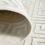 York Alice Natural White Rug