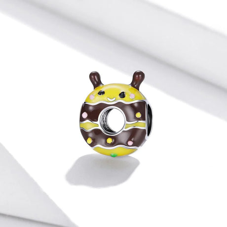 Solid 925 Sterling Silver Buzz Bee Pandora Inspired Charm