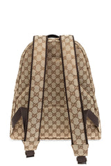 Gucci GG Monogram Backpack - Brown