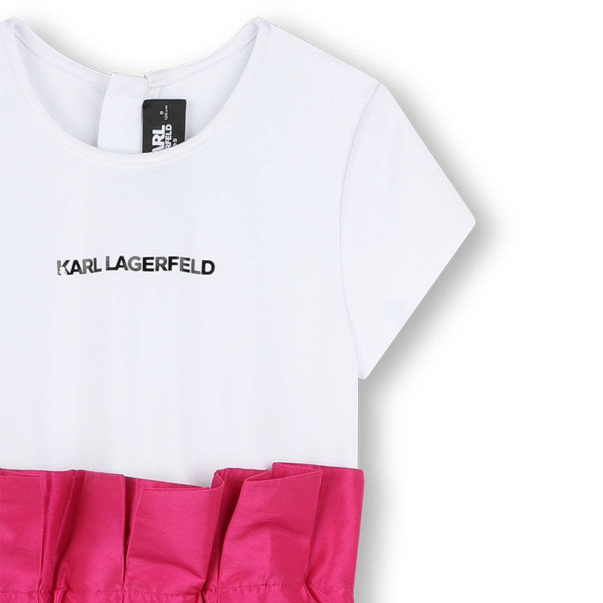 Karl Lagerfeld Girls Taffeta Special Occasion Dress - Pink