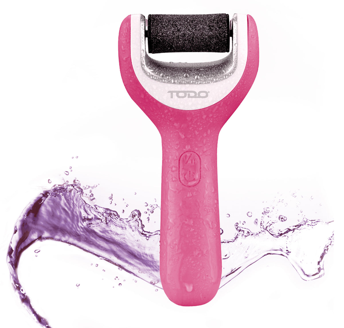 Rechargeable Pedicure Waterproof Foot File Callus Remover Tool Ipx4 Pink