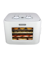 TODO 400W Food Dehydrator Stainless Steel Interior Preserve Yogurt Fruit Dryer Jerky Maker - White