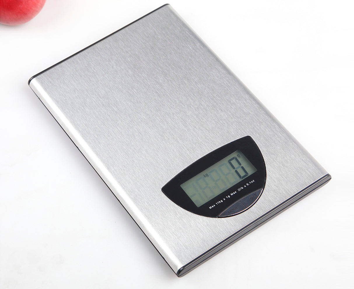 TODO 5Kg Stainless Steel Kitchen Scale Lcd Display 1G Graduation 5000G - Silver