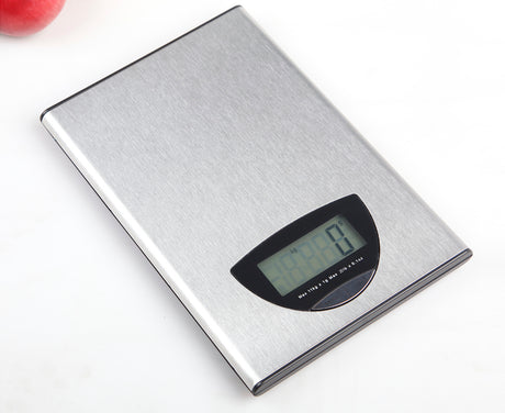 TODO 5Kg Stainless Steel Kitchen Scale Lcd Display 1G Graduation 5000G - Silver