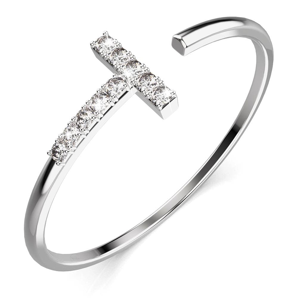 Adjustable Solid 925 Sterling Silver Cleo Stacking Ring