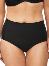 Nancy Ganz Body Sculpt Waisted Brief - Black