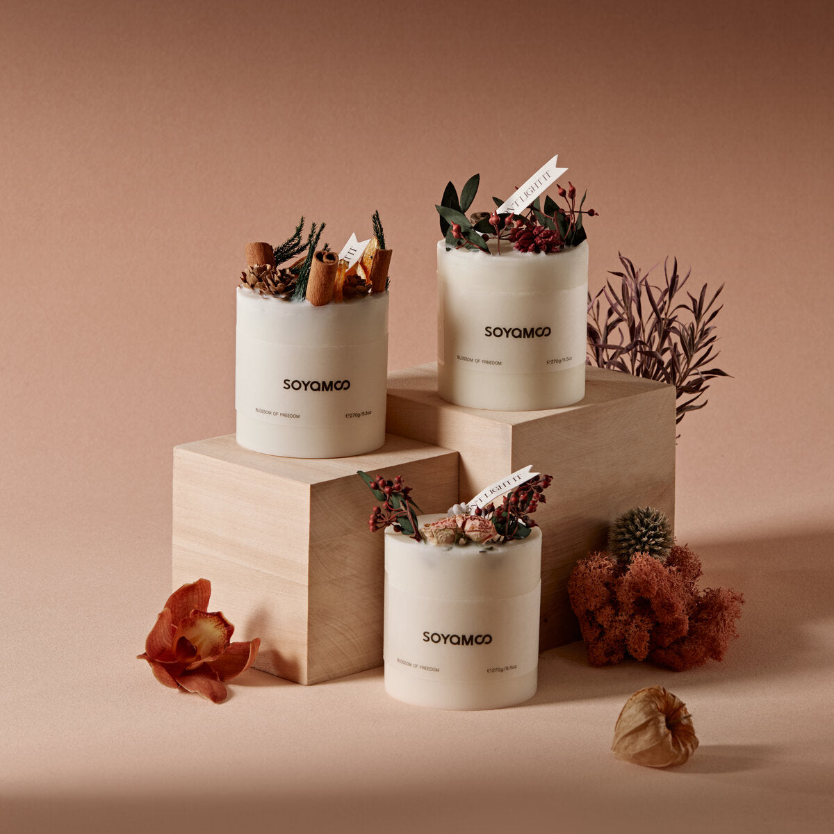 Fruity Temptation Botanical Scented Candle