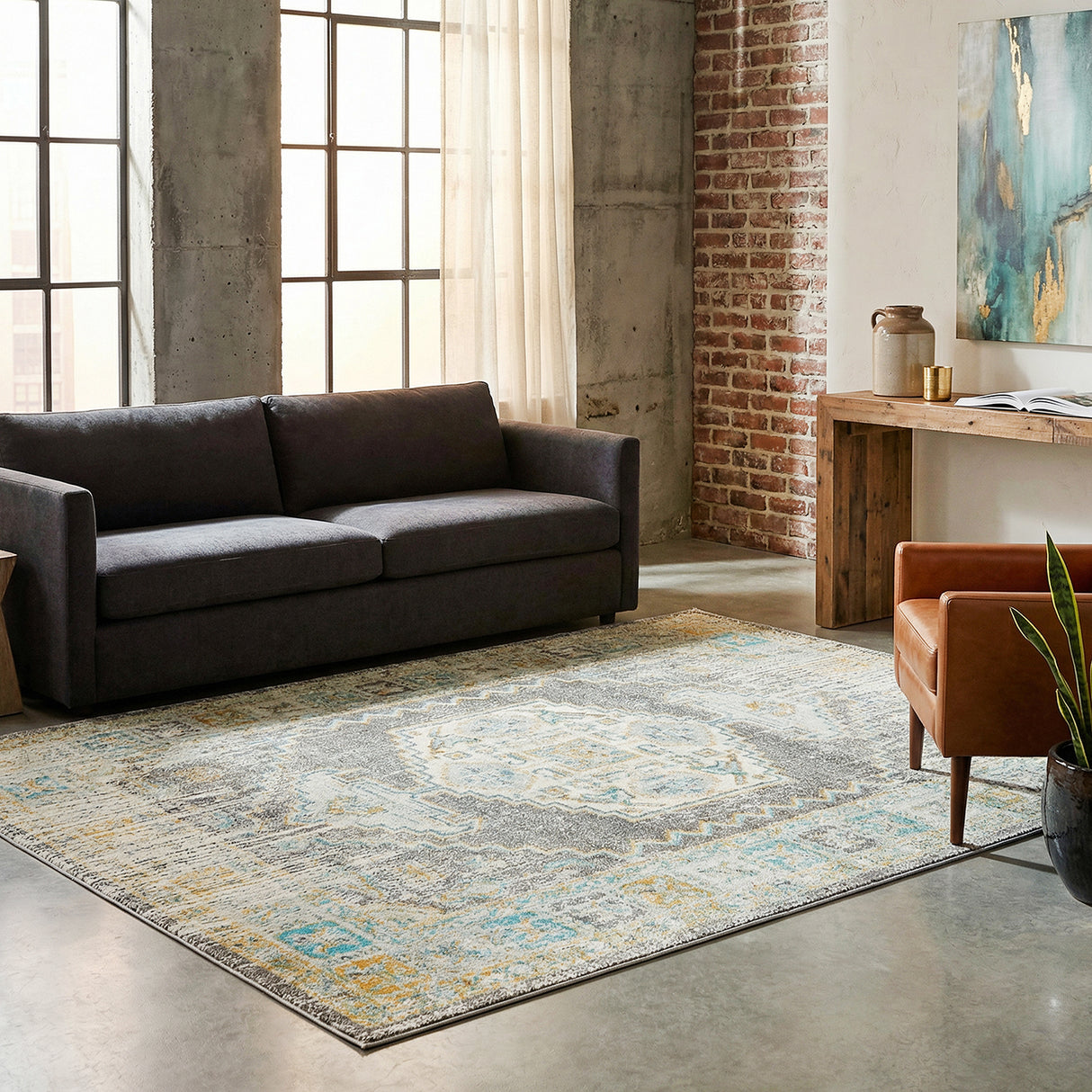Century 944 Grey Rug