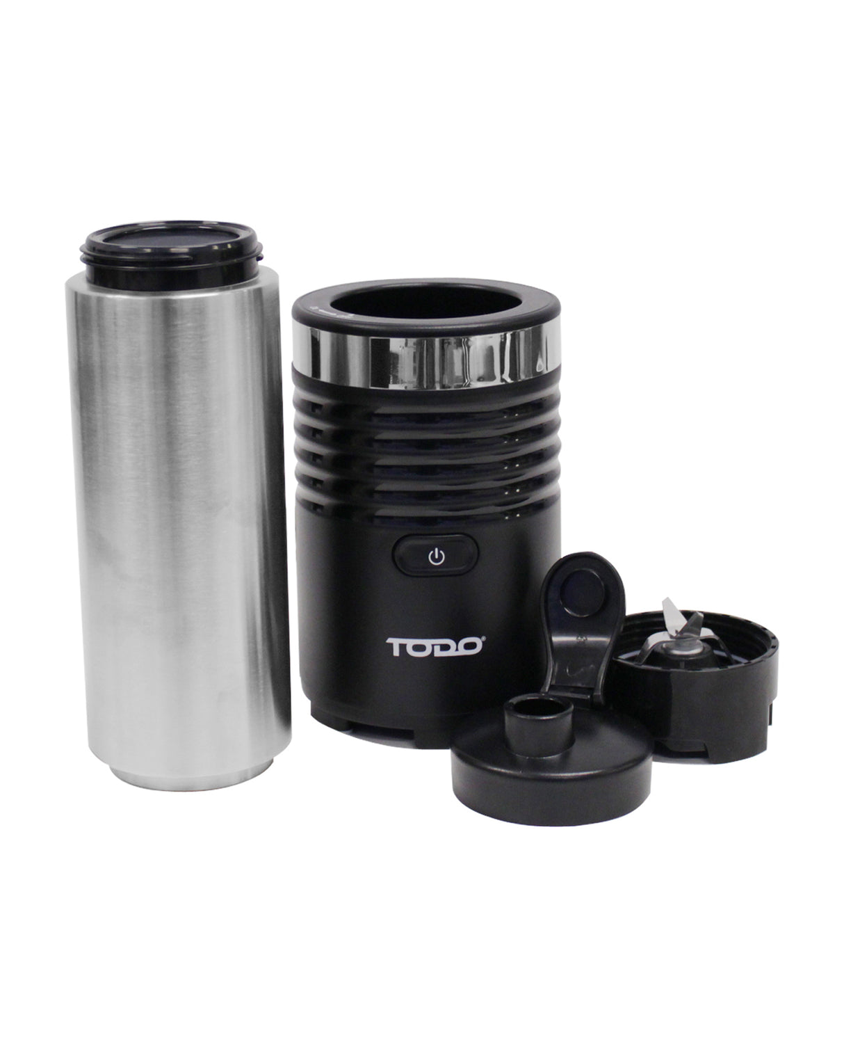 TODO 300W Smoothie Maker Drink Blender 600Ml Double Wall Stainless Steel Jar - Black