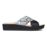 Vionic Hayden Platform Slide - Natural Snake