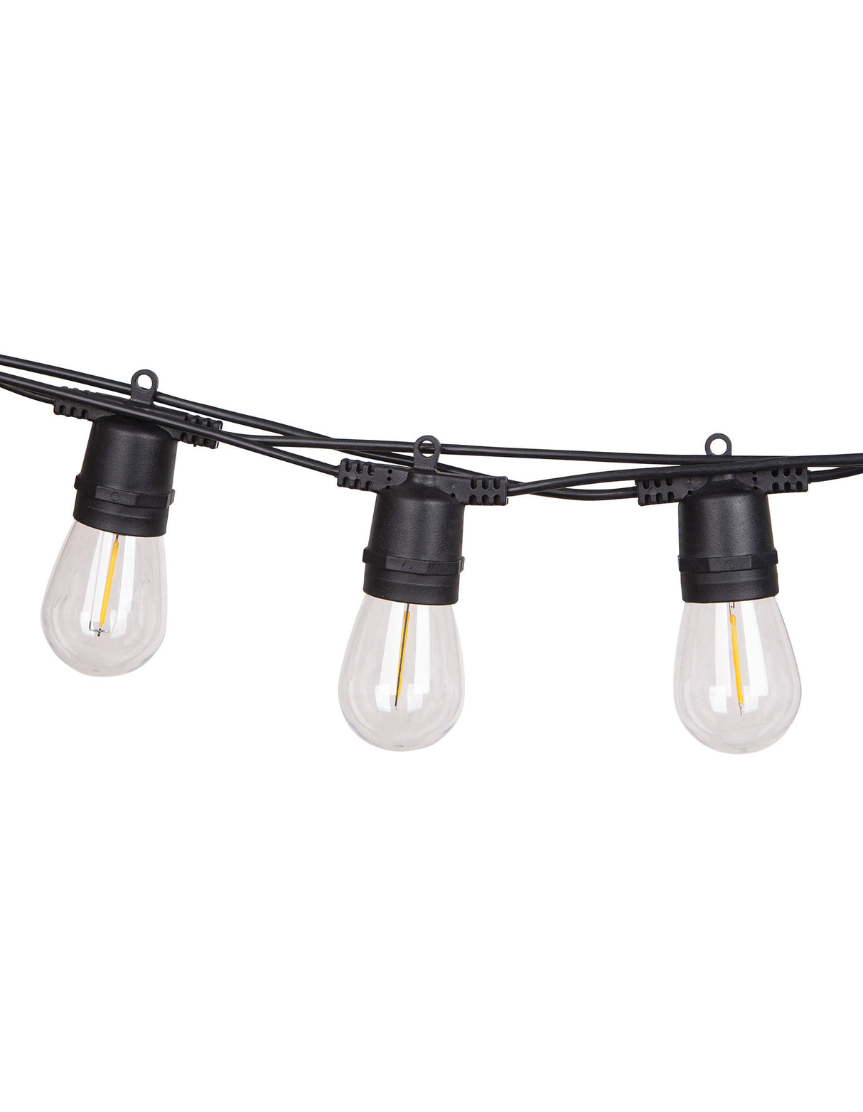 LumiFx 20 Bulb Solar Outdoor Festoon Lights