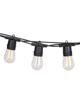 LumiFx 20 Bulb Solar Outdoor Festoon Lights
