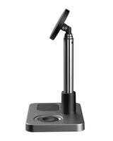 TODO 3 in 1 Wireless Phone Charger 15W Fast Charge Earphone Watch Magnetic Charge Telescopic Stand