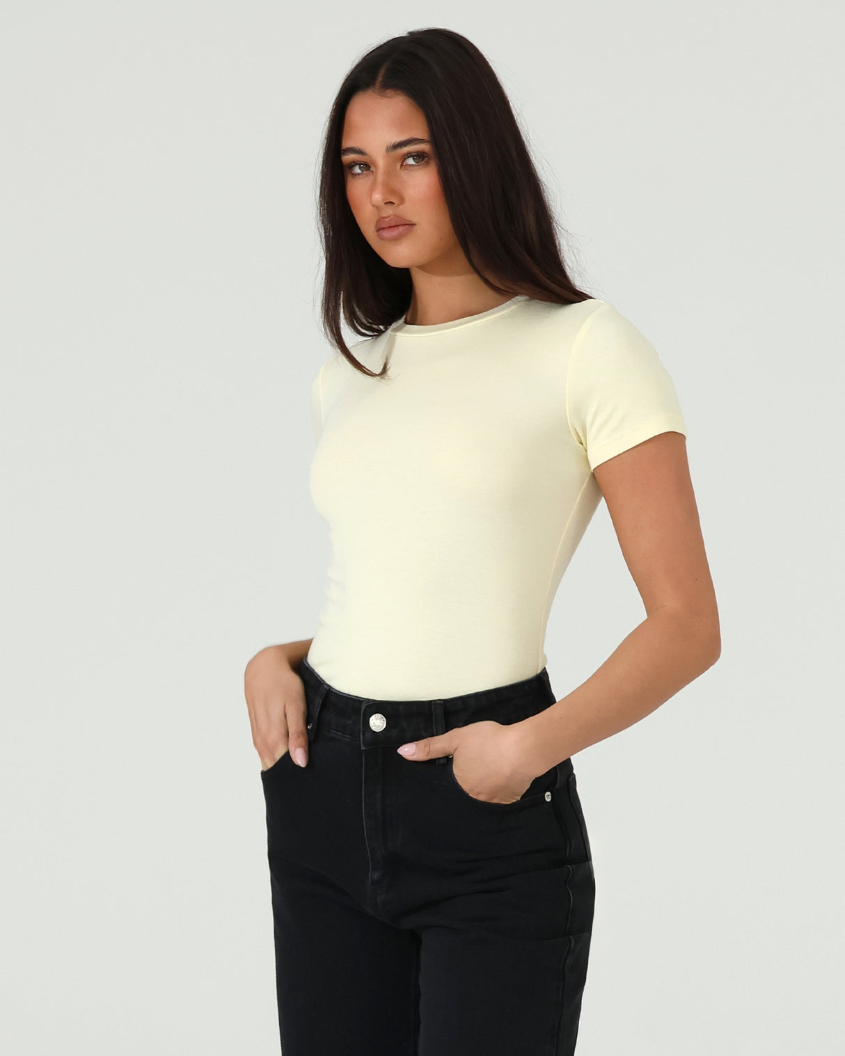 Madison The Label Tammy Baby Tee - Butter