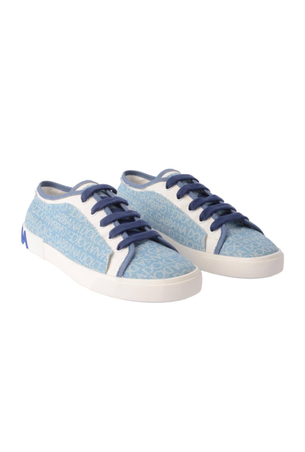 Dolce & Gabbana Women Denim DG Print Sneakers