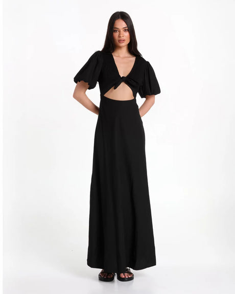 Lost In Lunar Tia Maxi Dress - Black