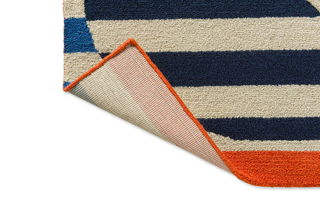 Orla Kiely Stripy Stem Azure 464308 Outdoor Rug