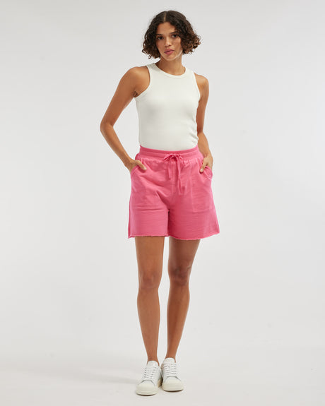 Amelius Kendall Raw Hem Short - Orchid