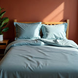Royal Comfort Balmain 1000TC Bamboo cotton Sheet Sets- Blue Fog