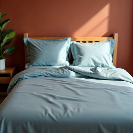 Royal Comfort Balmain 1000TC Bamboo cotton Sheet Sets- Blue Fog