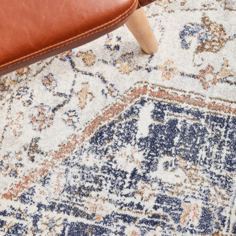 Mayfair Lorissa Blue Round Rug