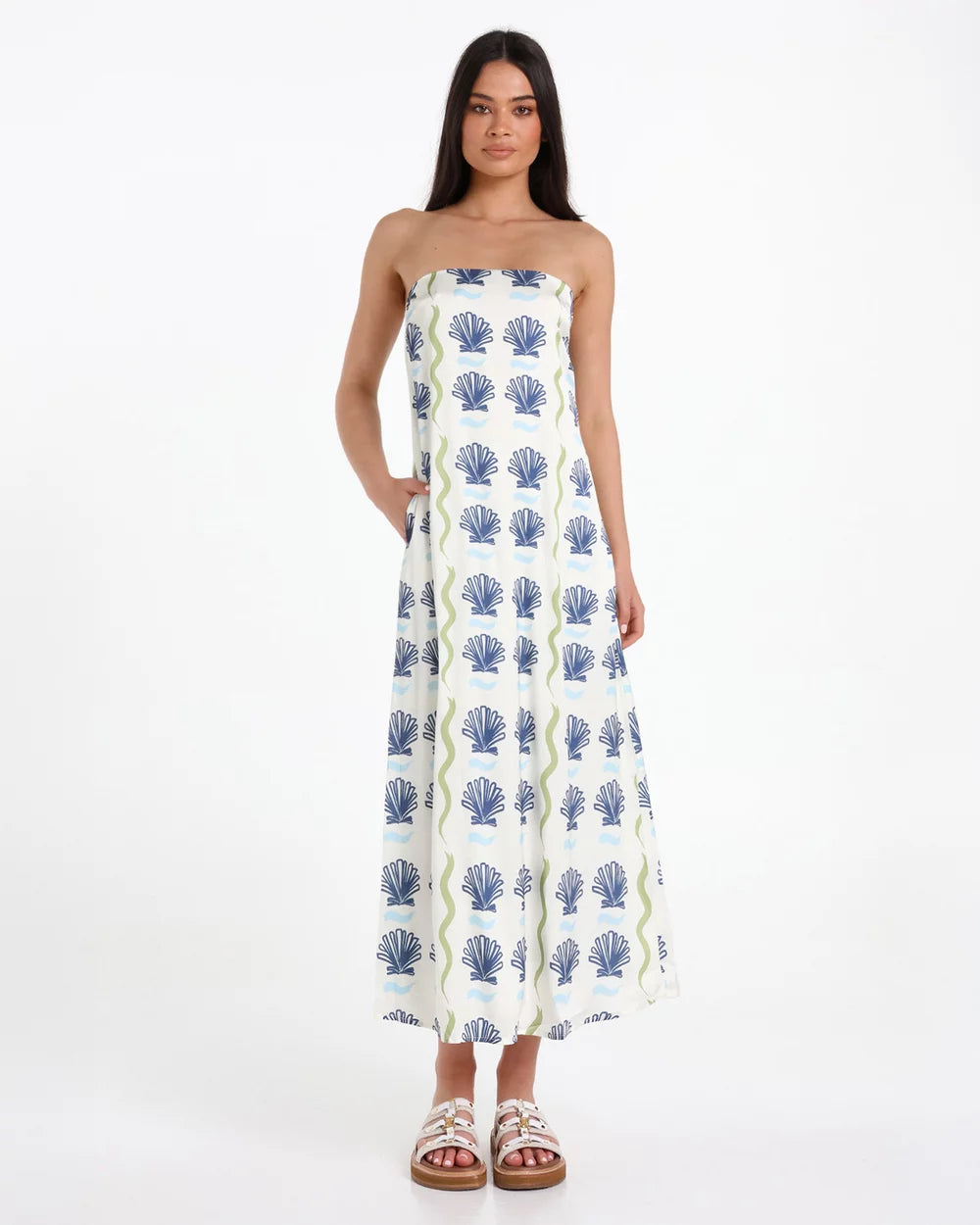 Lost In Lunar Venice Maxi Dress - Amalfi
