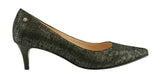 Bosccolo Womens Spike Heels Linen - Dark Green