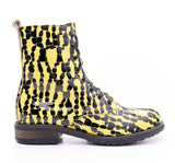 Bosccolo Womens Boots - Black/Yellow
