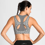 High Impact Full Support Wireless Running Bra - Grey