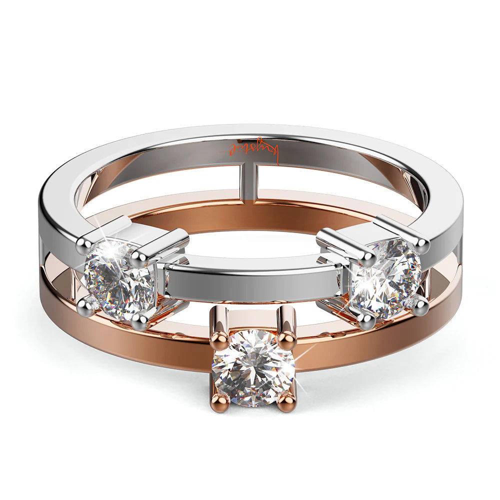 Krystal Couture My Crystal Story Ring Embellished with SWAROVSKI Crystals