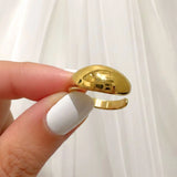 Bullion Gold Elan Irregular Open Claw Gold Ring