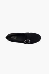 Silver Lining Elaine Black Suede