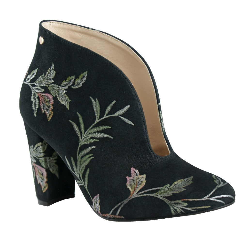 Bosccolo Womens Boots - Leaves Black