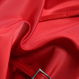 Nylon Boston Shoulder Bag - Red