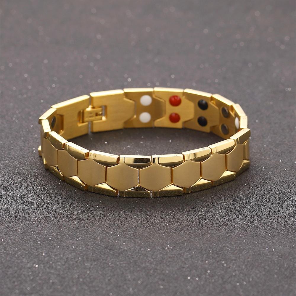 Bullion Gold Watch Band Chunky Stack Gold Layered Bracelet