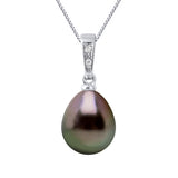 Pendant Jewelry Diamonds 0,01 Cts - Length chain offered for free 42 cm