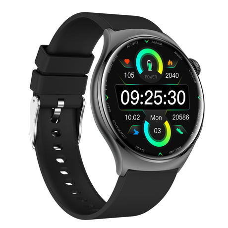 FitSmart Fusion 37mm Smartwatch AMOLED Display GPS Bluetooth